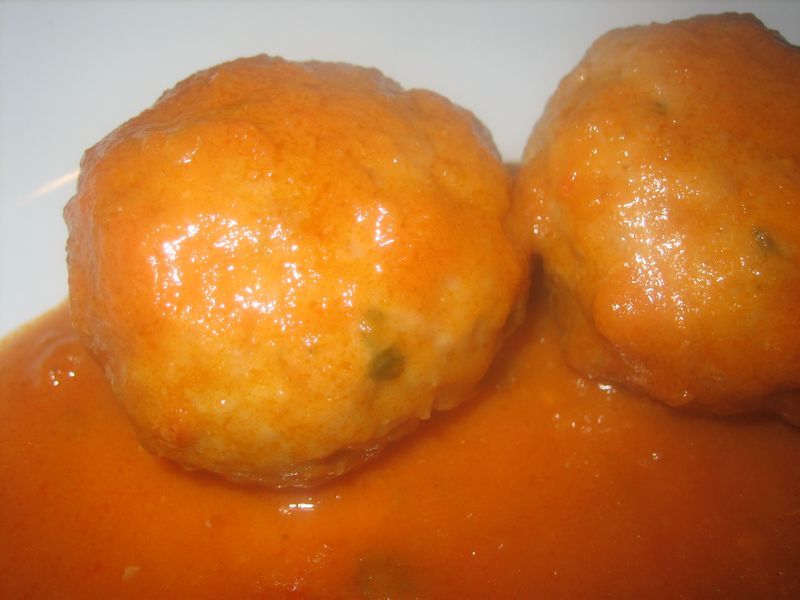 AlbÃ³ndigas rellenas de foie y/o gorgonzola