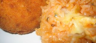 Arancini (Bolas italianas de arroz)