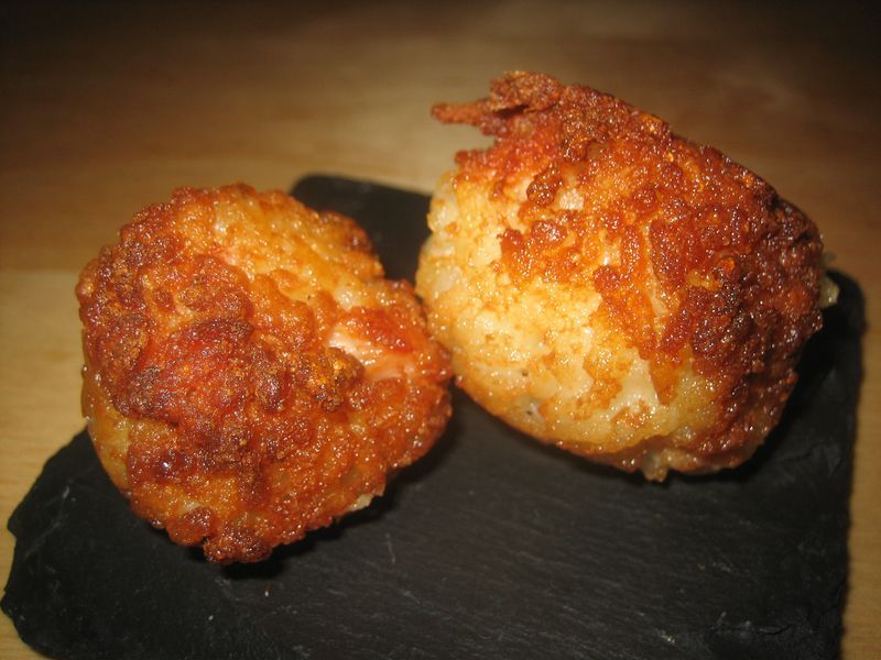 Bolas de risotto