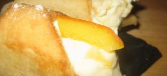 Cannoli de mascarpone y naranja