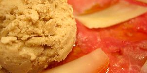 Carpaccio de ternera al helado de boletus