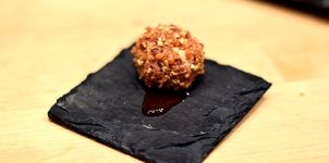 Ferrero Rocher de foie y manzana