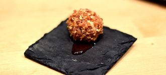 Ferrero Rocher de foie y manzana