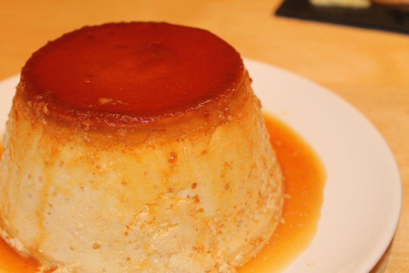 Flan de queso