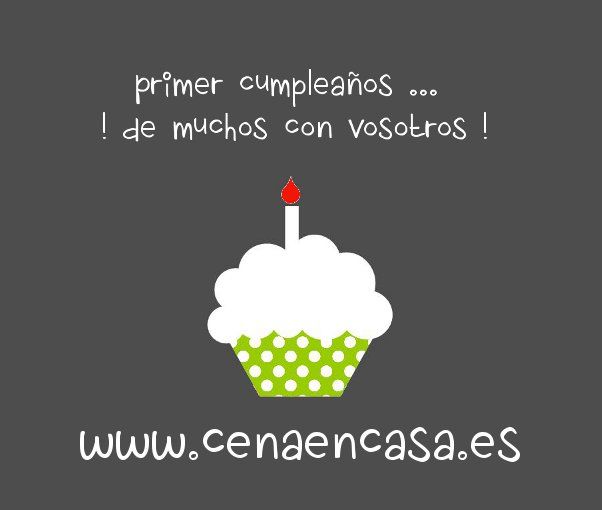 Primer aniversario de CenaEnCasa