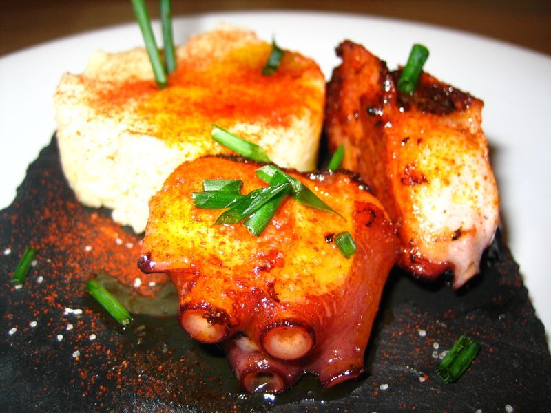 Pulpo empatatado