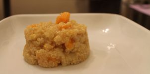 Quinoa con calabaza y queso