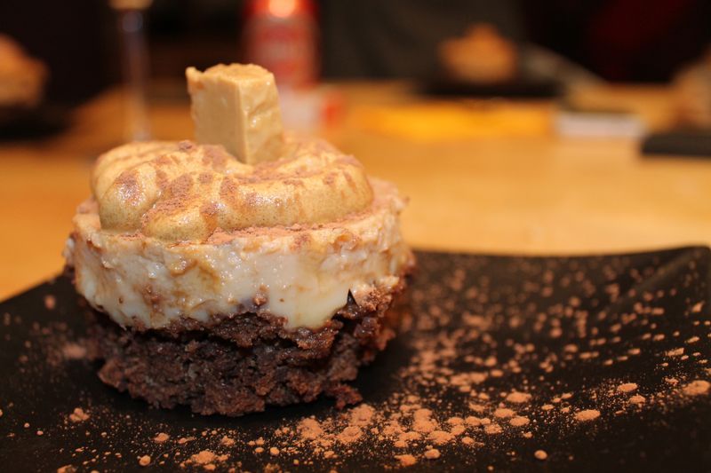 TorreÃ³n de chocolate, turrÃ³n y cafÃ©